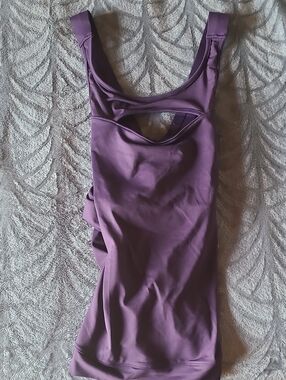 Plum Purple Athletic Tank Top By Bloch